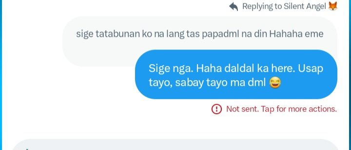 anjelenee's tweet photo. Aba manghahamon pa lang sana ako, biglang DML na pala ako 🤷🏽♀️ HAHAHAHA https://t.co/tPM1wM3g7K