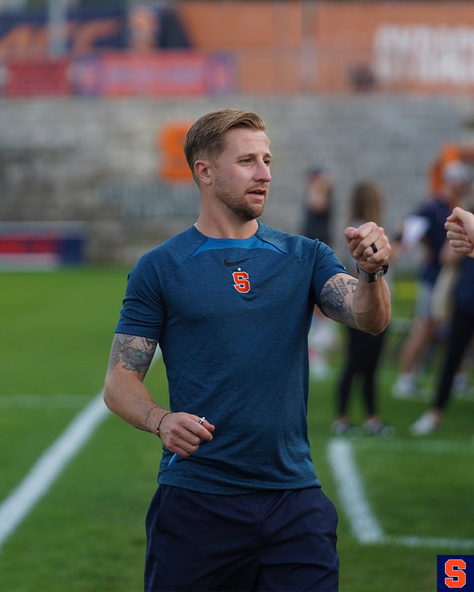 CuseMSOC's tweet photo. A huge thank you to Coach Carter Lincoln for all he has done for our program across the last two seasons. Wishing you continued success as the head coach at Clarkson University 🍊

#DareToDream https://t.co/N5wJZtvrI9