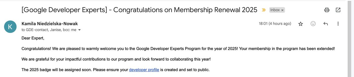 QamarSafadi's tweet photo. Another year of being #GoogleDevExpert 🎉! https://t.co/AKYWQCTLMn