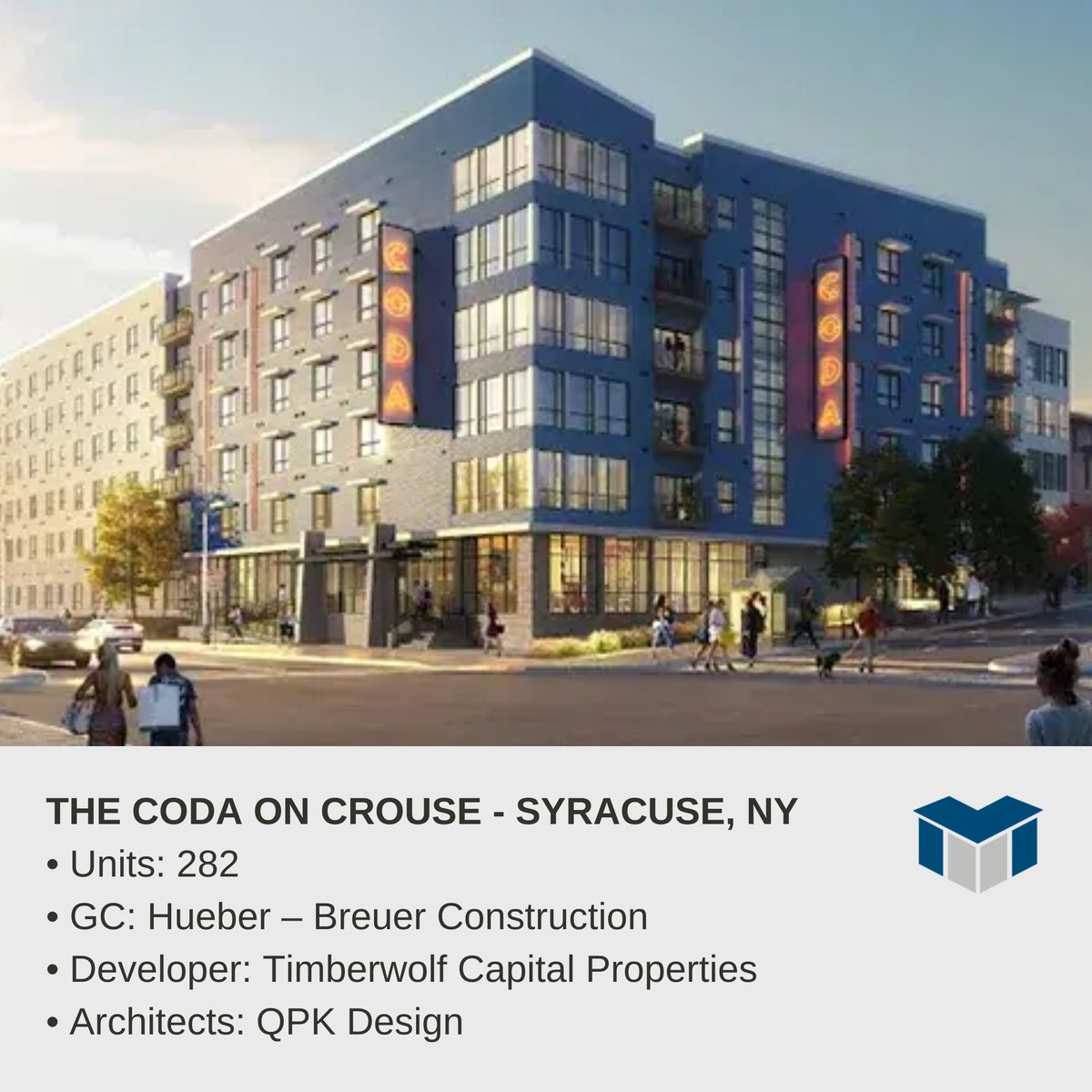 merrimack_stone's tweet photo. We’re honored to work with leading developers and contractors, delivering premium countertops and cabinetry to stunning multi-unit projects like The CODA on Crouse in Syracuse, NY! Check out our recent work: https://t.co/QkLcJ70QI3 

#Condos #Apartments #MultiUnitDevelopment https://t.co/YpnTUpvvMY