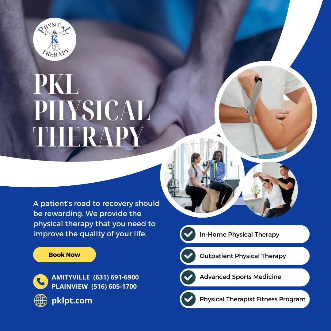 PklPTherapy's tweet photo. In-Home PT to Advanced Sports Medicine, PKL offers personalized care to support recovery, prevent injury, and boost fitness.💪
 
📞AMITYVILLE: (631) 691-6900 
📞PLAINVIEW: (516) 605-1700)
🔗https://t.co/Zk6urDSvnK

#physicaltherapy #dpt #longisland #physiotherapy #newyork #rehab https://t.co/0d0adHl0rj