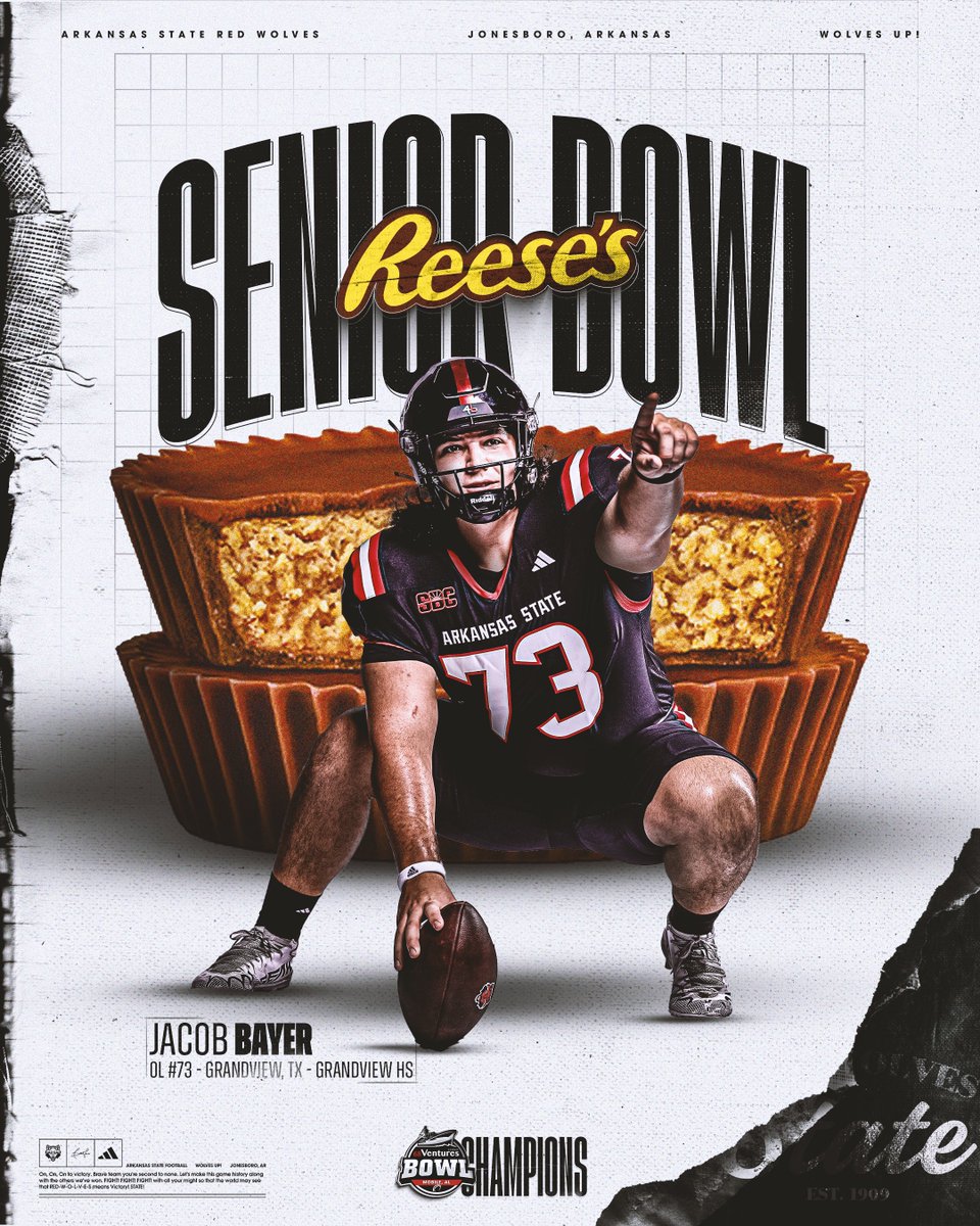 Nothing sweeter than a <a href="/seniorbowl/">Panini Senior Bowl</a> invite!

🍫: astateredwolves.com/news/2025/1/23…

#WolvesUp 🐺🤘🏻