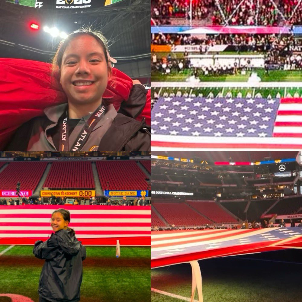 JennaRankey's tweet photo. Livin’ the Dream. 🏈🇺🇸 https://t.co/XDB95HL5NH