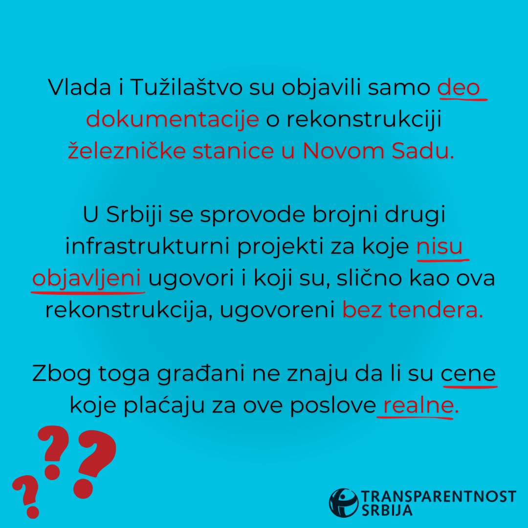 TransparencySer's tweet photo. 21 milijarda evra za 56 projekata, bez primene Zakona o javnim nabavkama. https://t.co/J2UvnyQIjx