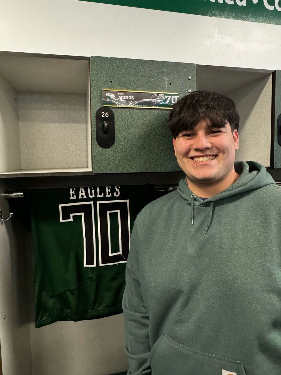 #AGTG After a great visit and talk with <a href="/EricGreer_31/">EricGreer_31</a> and <a href="/CoachDaveBrown/">Dave Brown</a> I have received my 3 offer to play football at <a href="/cmueaglesFB/">Central Methodist Football</a>. <a href="/JJPaul53/">Jed Paulsen</a> <a href="/vannessk65/">Kyle Van Ness</a>