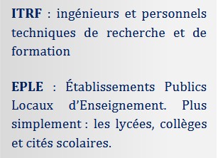 ITRF des EPLE  ?