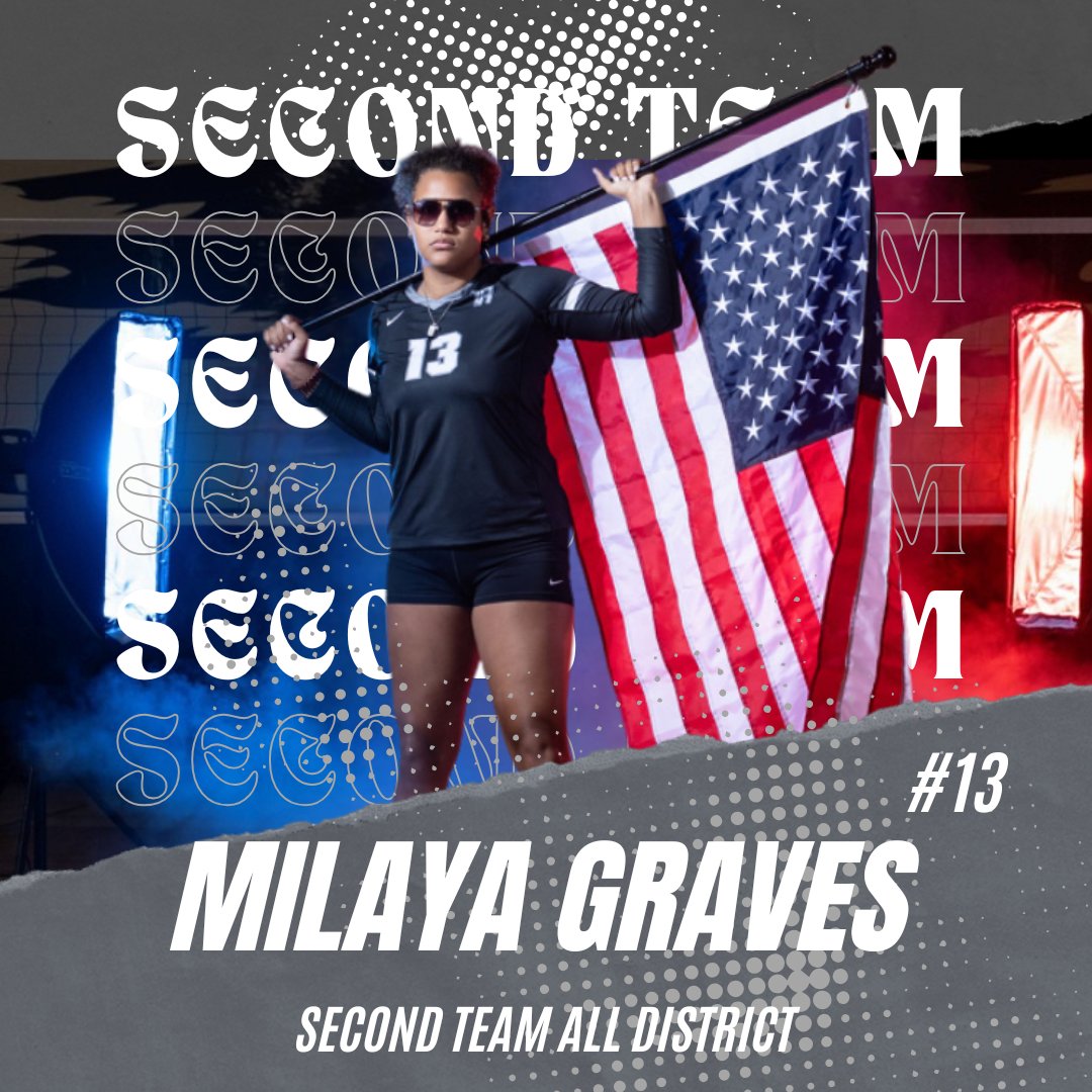 SECOND TEAM ALL DISTRICT
Senior
Outside Hitter
MILAYA GRAVES