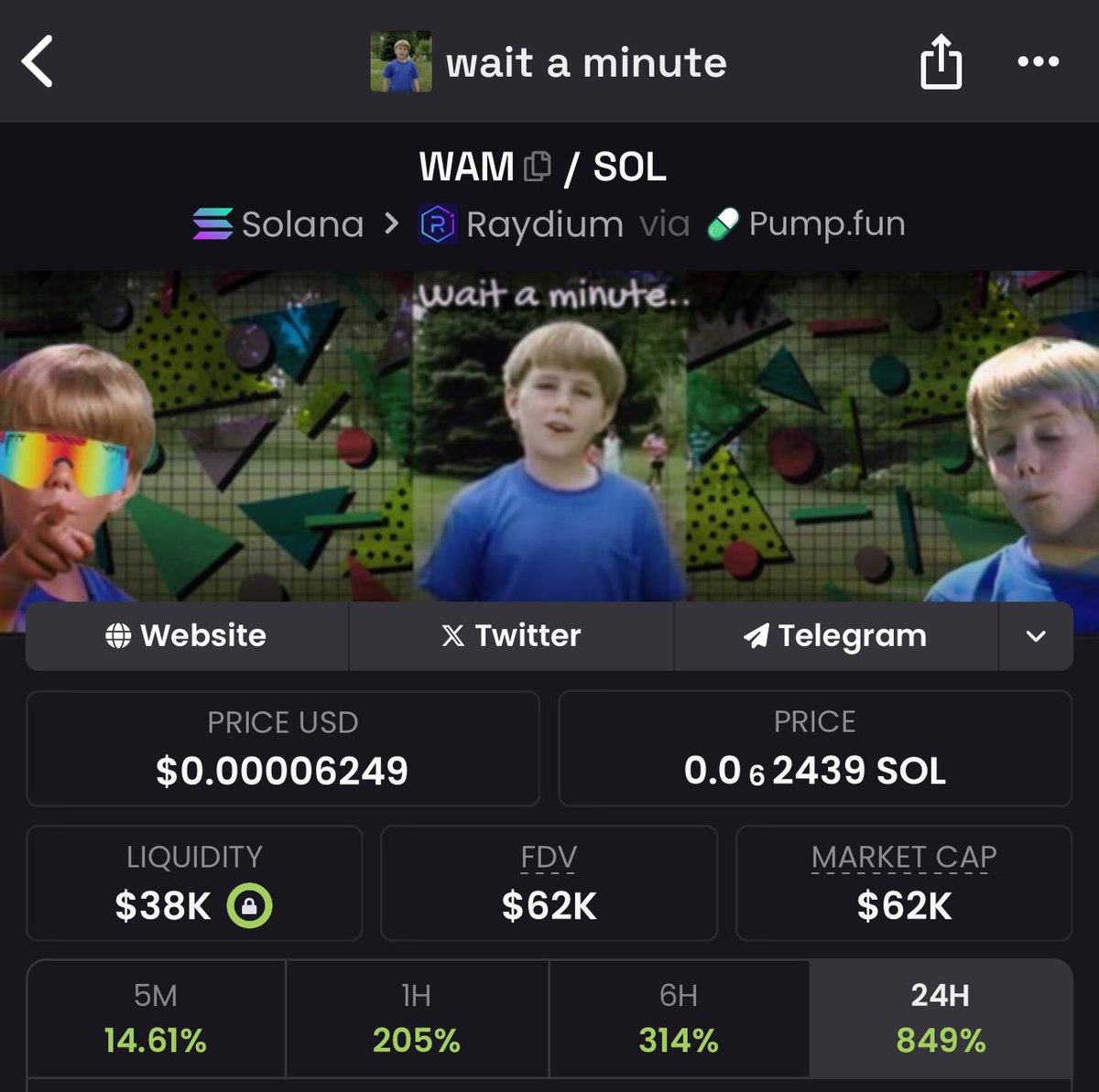 byckto's tweet photo. Wait a minute…… why isn’t this at 1m yet? 

5ksXbreqWmFrXhSu4ZEPyZxUMn2woYXhpvLBEjGfpump

$WAM https://t.co/mvQpCiRKxS
