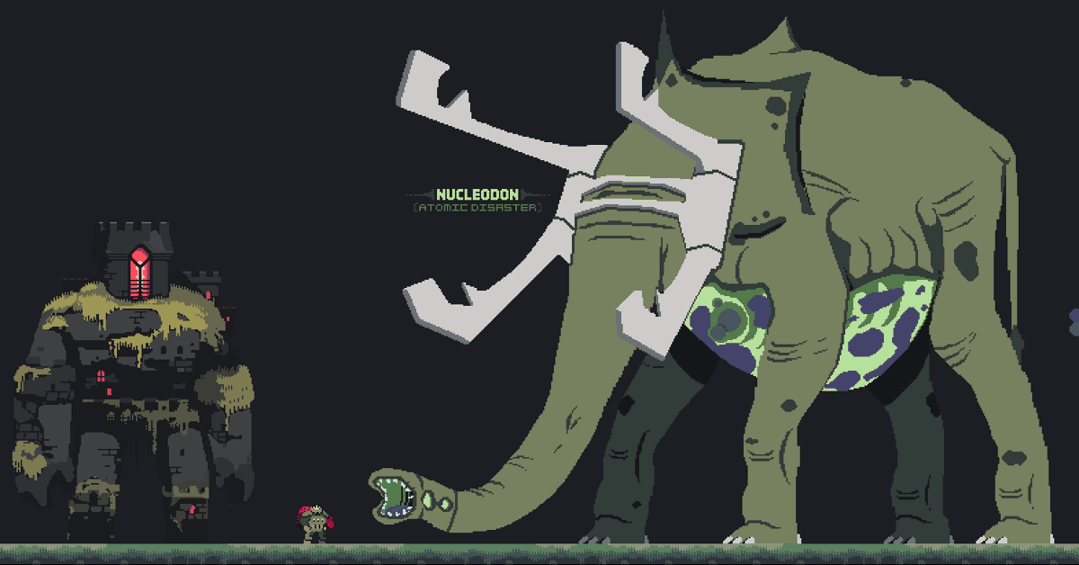 SynodiiGraphics's tweet photo. Redesigned Seismadon, the cut Risk of Rain Returns concept.

Say welcome to Nucleodon, a hulking atomic disaster!

#riskofrain2
@RiskofRain
@hopoogames
@GearboxSF https://t.co/qCbtl0whm7