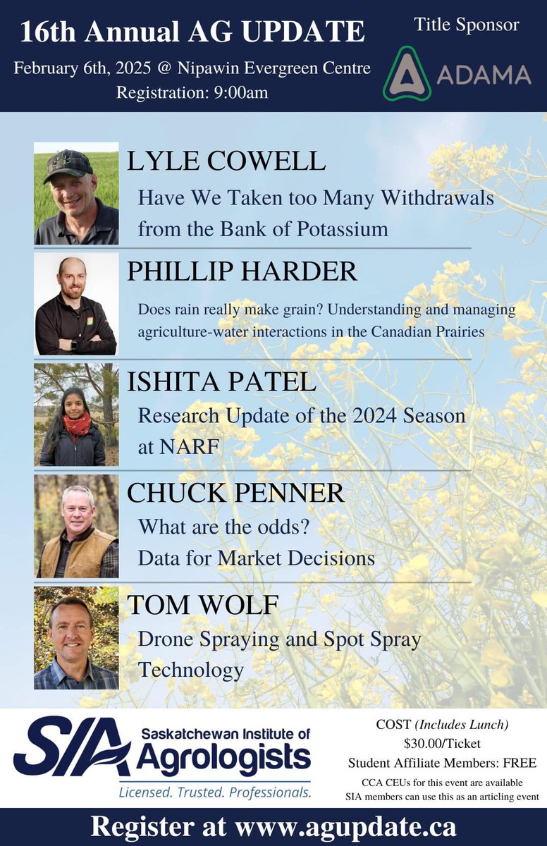 NARF (@narf_melfort) on Twitter photo NARF will be presenting at the <a href="/sia_northeast/">SIA Northeast Branch</a> Annual Ag Update on February 6th. Register at agupdate.ca NARF will be presenting at the <a href="/sia_northeast/">SIA Northeast Branch</a> Annual Ag Update on February 6th. Register at agupdate.ca