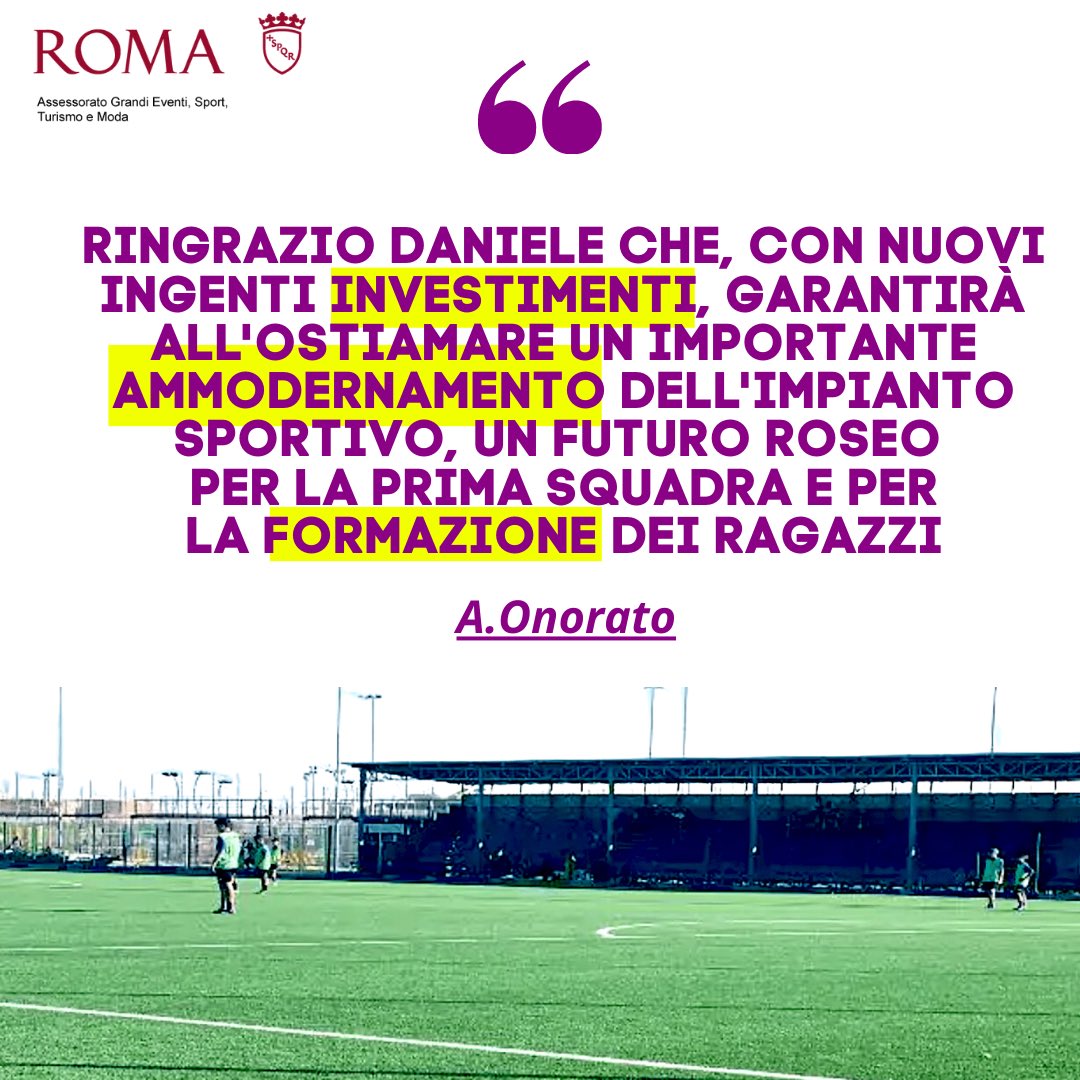 Ale_Onorato's tweet photo. Bentornata a casa, #DeRossi 

Apriamo una nuova pagina per l’#Ostiamare e per tutto il territorio di #Ostia. 

Viva Roma. Sempre.

#Roma #vivaroma https://t.co/oGpmq6Pvzv