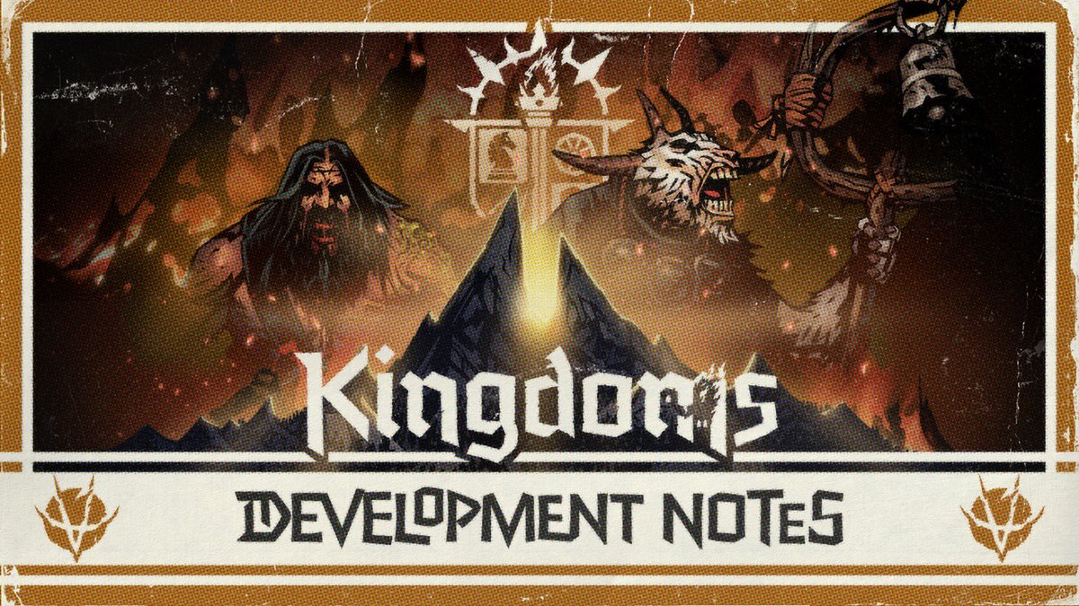 Kingdoms, Darkest Dungeon II’s new free game mode, is dropping in just a few days.

Learn about the origins of Kingdoms and more in this recent post from Red Hook co-founders Chris Bourassa and Tyler Sigman: darkestdungeon.com/news/kingdoms-…

#darkestdungeon2