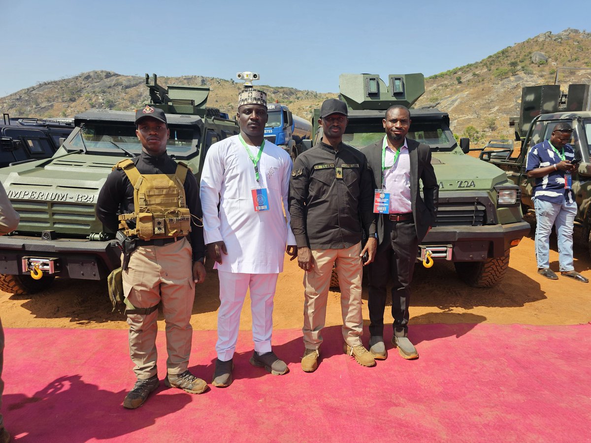 masterandrano's tweet photo. Today is a very important day for us at @ImperiumNig  as the Chief of defence staff gave us a platform to pitch our locally manufactured light tactical vehicle. Which our amiable CEO Engr Shedrach Agbo pitched to HE @officialABAT GCFR. Mr. President we appreciate your support. https://t.co/rjD4g4LaXp