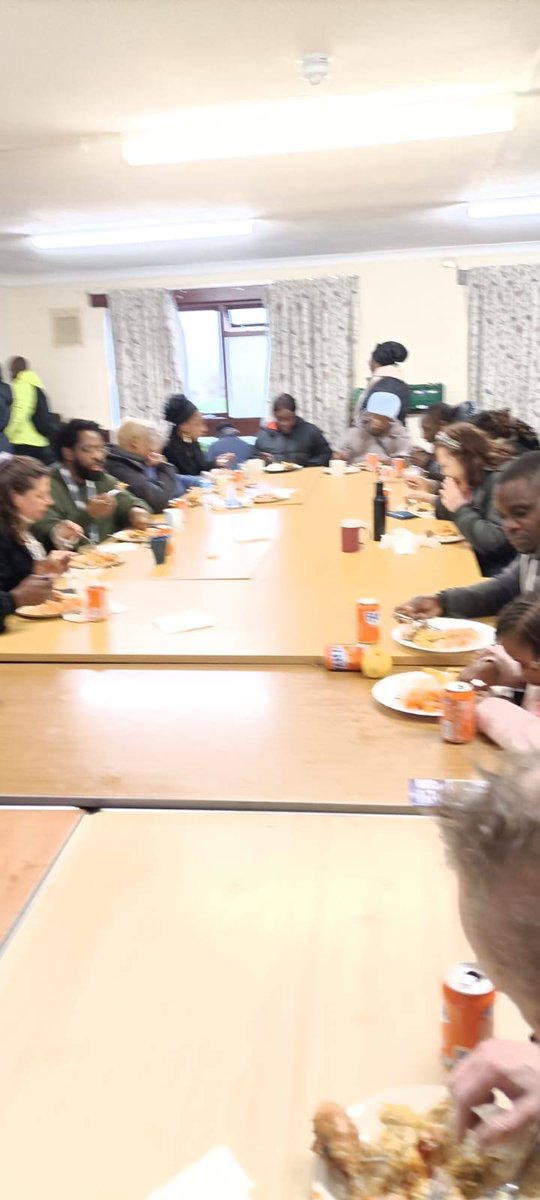 AfricanAsso's tweet photo. A good turnout at the community lunch on Sat- lunch, good chat. Also Gamcare East Midlands spoke to people about gambling support. This project has been made possible by Northamptonshire Community Foundation. #unitedafricanassociation #lunch #saturday #gamcare https://t.co/GbNtgVJs3j