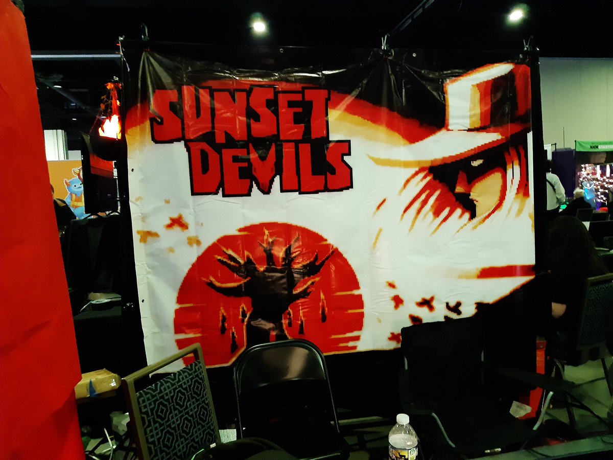 sunset_devils's tweet image. We&apos;re at Magfest! Booth #20.