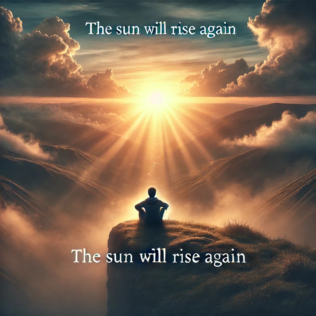 AiAmator's tweet photo. No matter how dark it feels right now, remember: the sun will rise again, and so will you. Keep holding on. 

🌄 #Hope #StayStrong https://t.co/sxszyqMcn9