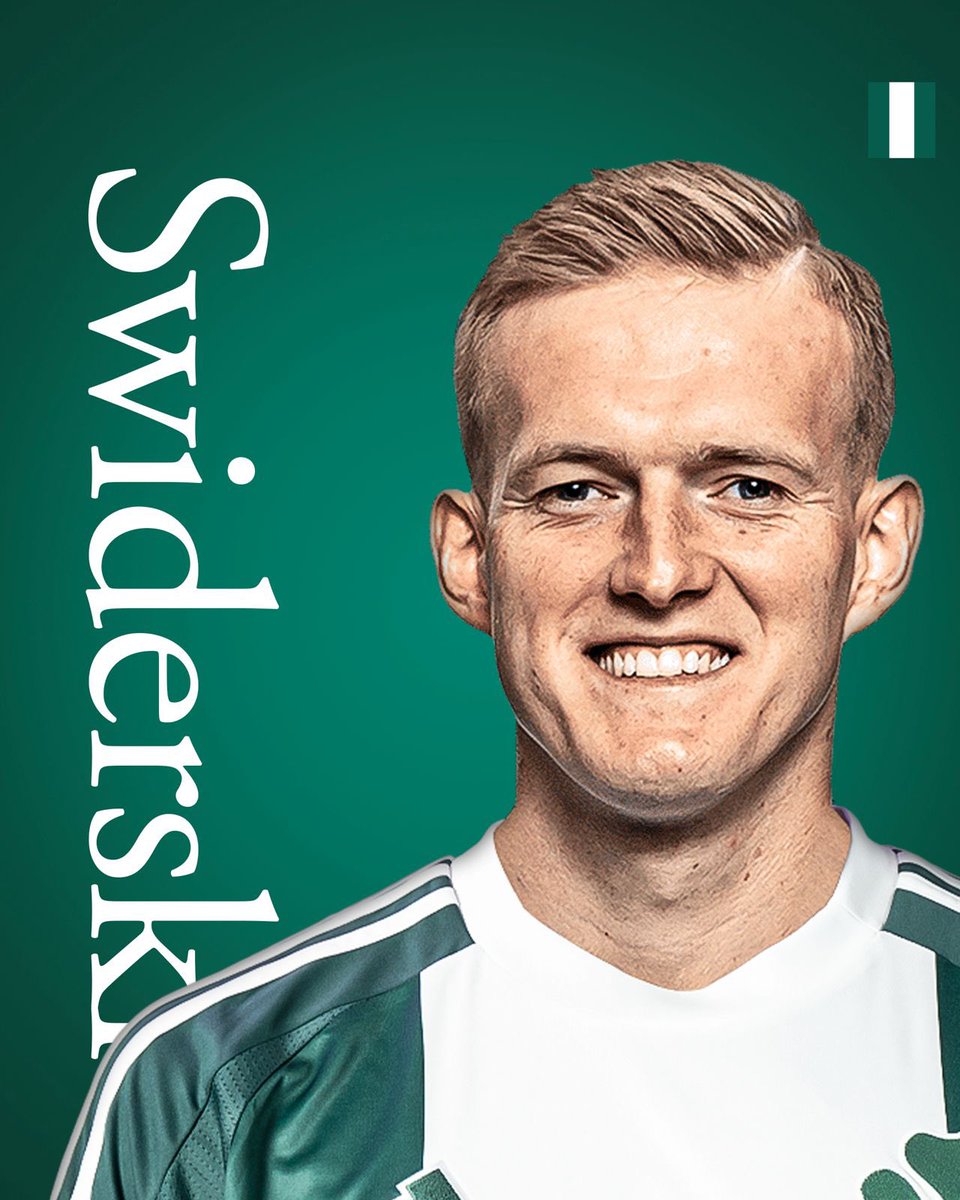 Swiderski is Green ☘️
#PAOFC #Panathinaikos