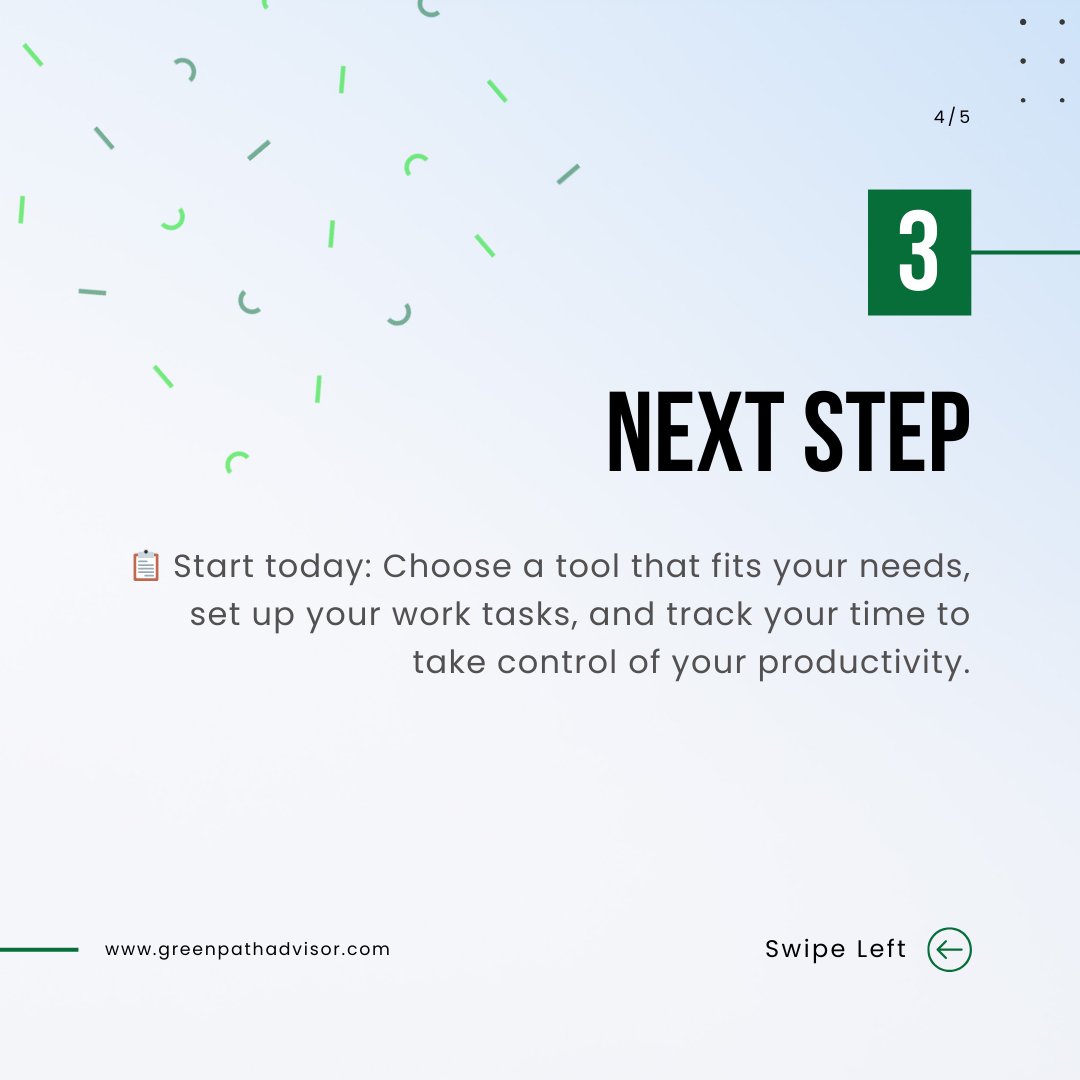 GreenpathVA's tweet image. ⏰ &quot;Time is your most valuable asset! Are you using it wisely? Discover how tools like Toggl or Clockify can transform your productivity. Track, manage, and prioritize your day like a pro!&quot;

greenpathadvisor.com

#WorkSmartNotHard #TimeManagementTools #GreenpathAdvisors