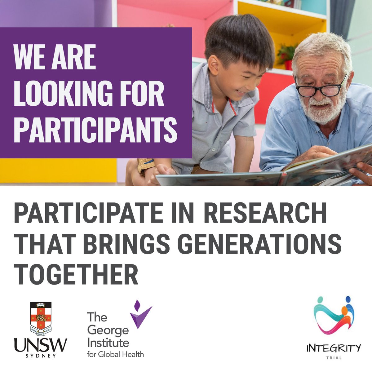 Are you over 65 and looking for a meaningful way to connect with the community? UNSW and The George Institute invite you to participate in a unique 20-week program designed to bring joy and fun to both older adults and preschoolers.
seniorsrightsservice.org.au/participate-in…