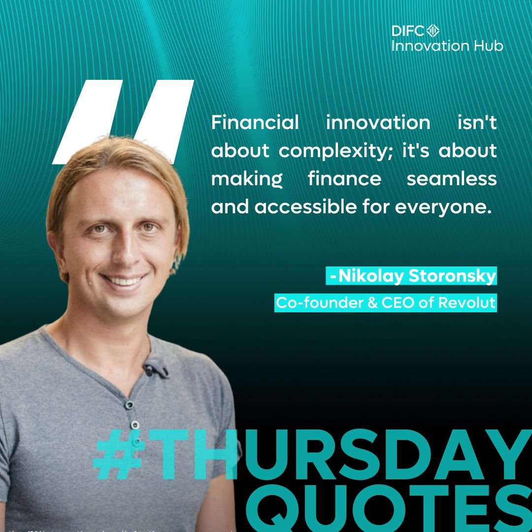 fintechhivedifc's tweet image. In the ever-evolving world of fintech, Nikolay Storonsky, Co-founder &amp;amp; CEO of Revolut, emphasises the importance of simplicity and accessibility. At DIFC Innovation Hub, we are proud to support innovators who are reshaping the financial landscape with bold ideas and…
