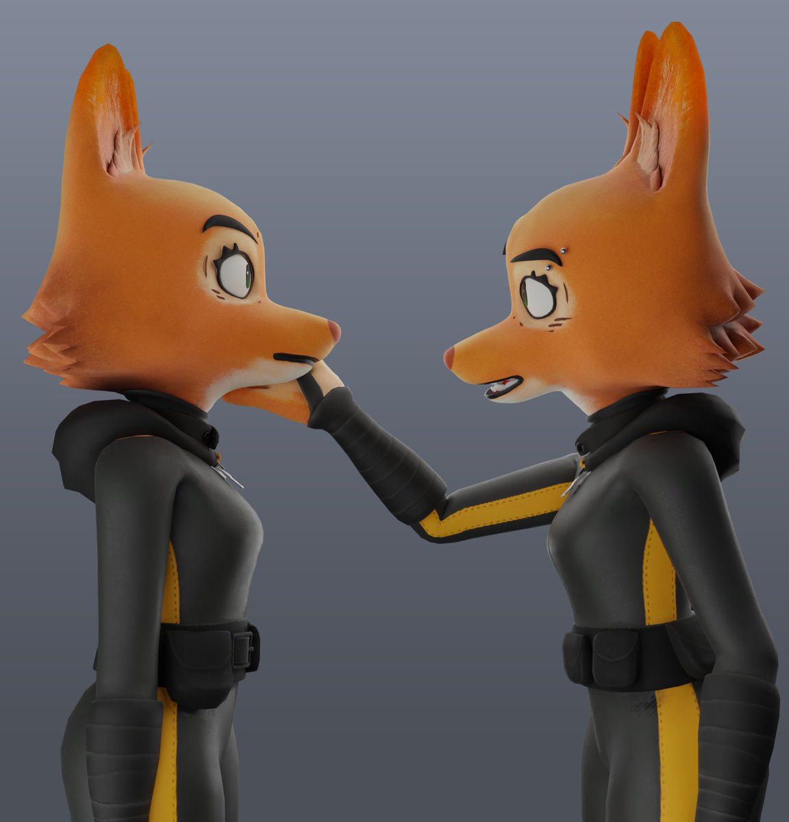 FixerBreaker's tweet photo. 【3DCG】
Unit BG-600C「Diane Foxington」production discovery

#ケモノ #バッドガイズ https://t.co/rnWR451TPb