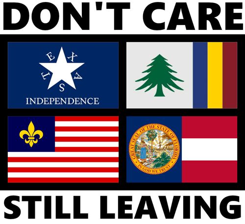 CptPeeWee's tweet photo. A New Slogan Boosts #TEXIT #FlEXIT #LAexit and #NationalDivorce https://t.co/MOfp5mVgzr
Read Dixie Drudge at https://t.co/iiQH0z7uuE
#FreeDixie https://t.co/blP0w5uo9w