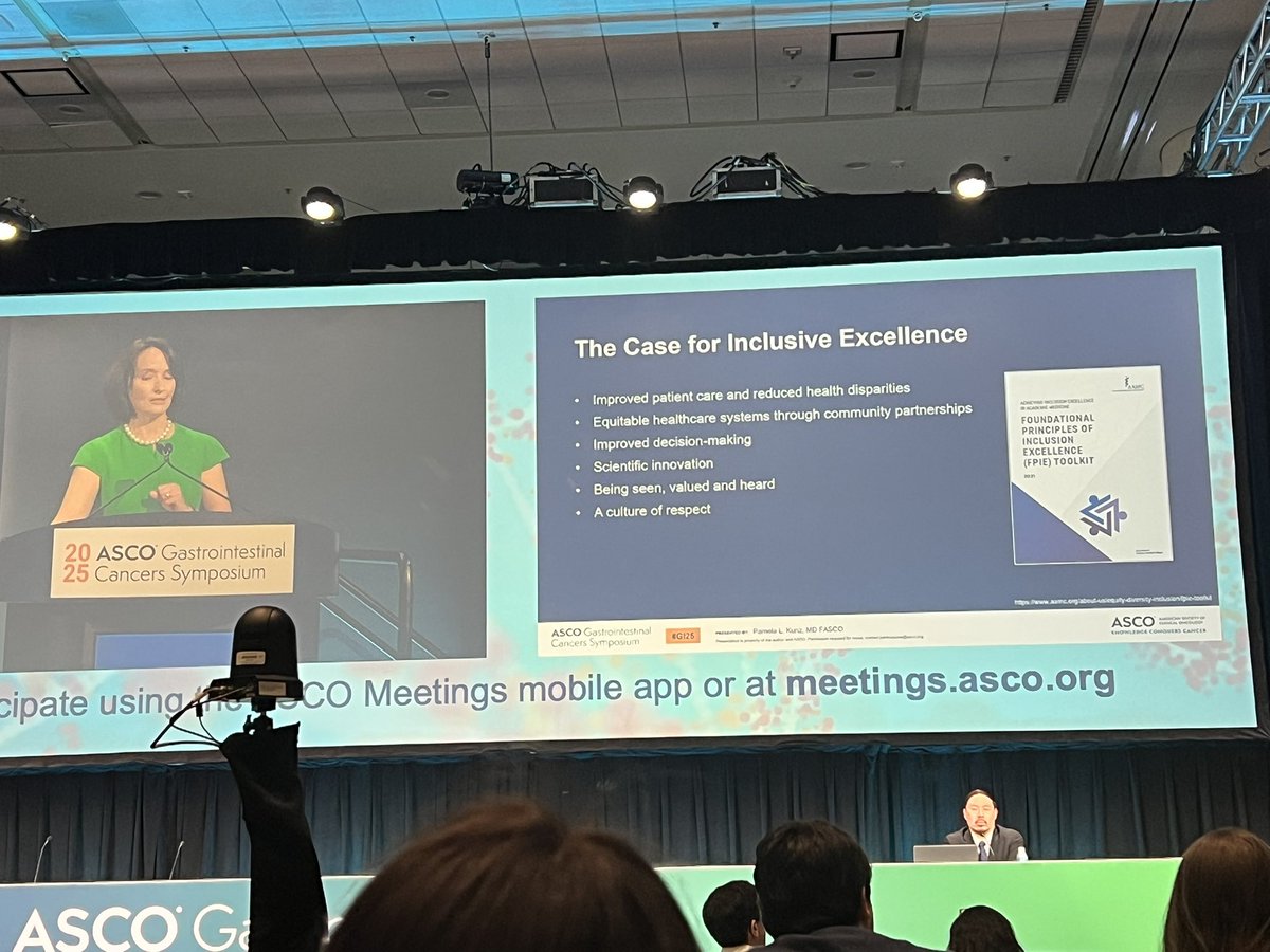 Kristen Ciombor (@kristenciombor) on Twitter photo Very timely keynote from <a href="/PamelaKunzMD/">Pamela Kunz, MD, FASCO</a> at #GI25 about the need for inclusive excellence in our workforce Very timely keynote from <a href="/PamelaKunzMD/">Pamela Kunz, MD, FASCO</a> at #GI25 about the need for inclusive excellence in our workforce