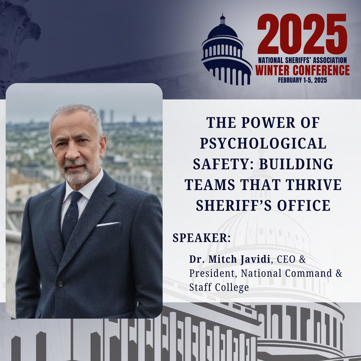 NationalSheriff's tweet image. Day 7 of the #Sheriffs2025 Speaker Spotlight!

Today, we’re thrilled to spotlight more of our exceptional seminar speakers! These accomplished professionals, hailing from across the nation, are ready to share cutting-edge insights, hands-on experience, and practical strategies to…