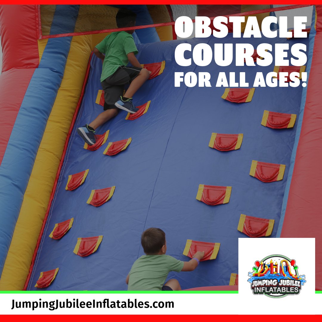 jj_inflatables's tweet image. 🎪 Obstacle courses for all ages! 

The Best Inflatable Rentals in Daphne: jumpingjubileeinflatables.com 

🏃‍♂️ Perfect for team building or birthday bashes. 

#InflatableObstacles #PartyIdeas #Adventure