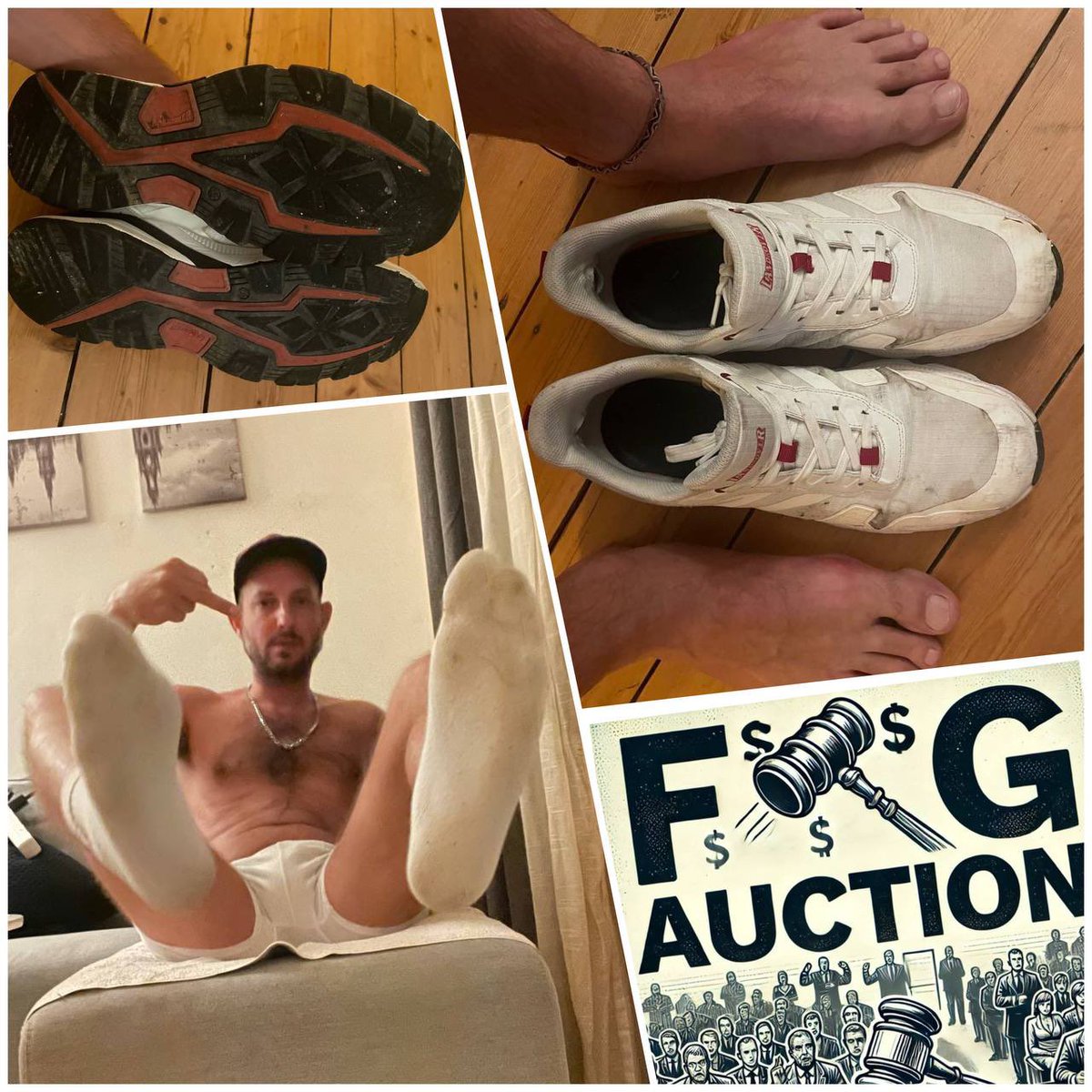 📦 Product: ALPHA SHOES 👟
📝 Description: ⬇️⬇️

Surround yourself with the real alpha smell🦶🏼👑. 

Lick, clean and worship the shoes of <a href="/alpha_marc/">Marc</a> 🥵

Get them and start obeying 🧎🏼
.
💰 Starting Price: €14.00
💵 Highest Bid: €None
🏆 Highest Bidder: <a href="/No/">no</a> bids yet
⏳ Ends at: