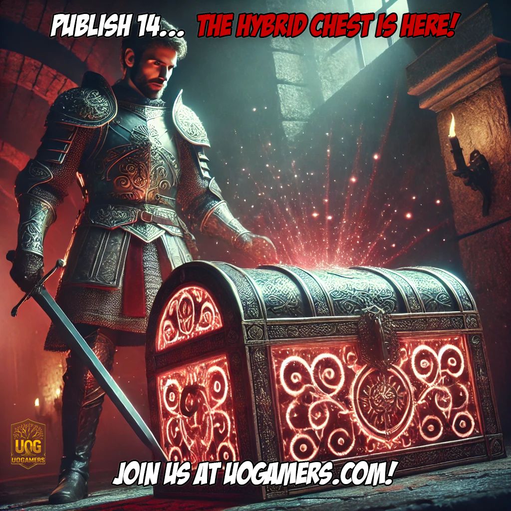UOGamers's tweet photo. Publish 14 is out! Publish 14 went out today at 4PM EST, giving us the Hybrid Chest! You can find our patch notes here: https://t.co/CaSrytjvhm
Come join us and #PlayUOG!
#UltimaOnline #UOGamers https://t.co/p4tQKVdKwE