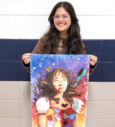 A CCSD high school student has been selected for the annual All-State Art Symposium!  Woodstock HS junior Eileen Uribe Parra is one of only 54 Georgia high school student artists selected for the competitive program to be held next month at Piedmont University.  Her art teacher
