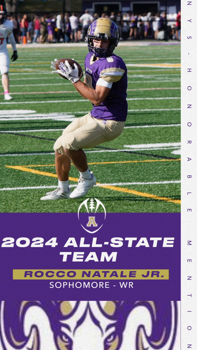Congratulations to <a href="/roccojr27/">Rocco Natale Jr</a> on his selection to the NY All-State Team.