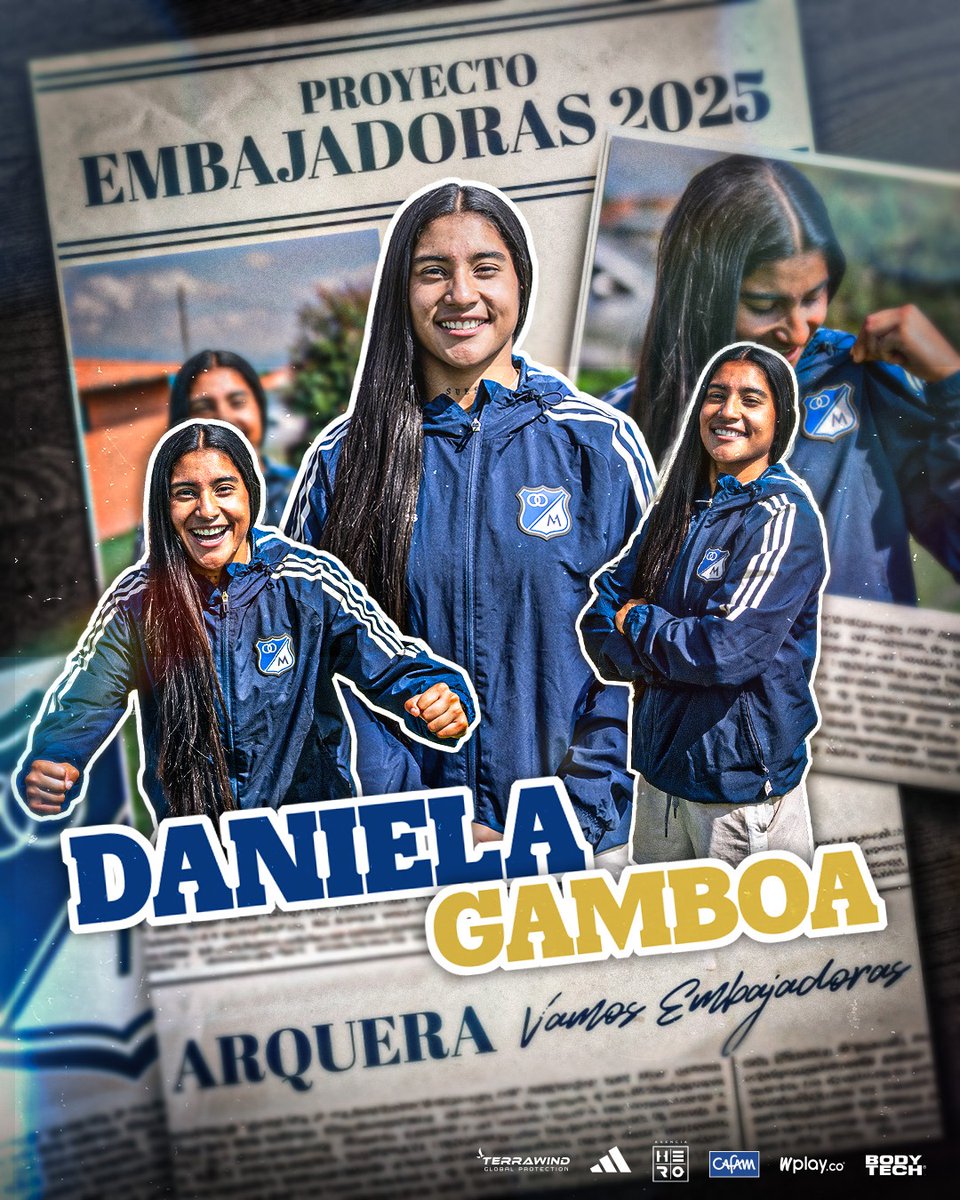 MillosFcFem's tweet image. 🧤💙 ¡El arco Azul suma una nueva defensora! 🏆✨

Daniela Gamboa se une a nuestro Equipo para proteger el pórtico Embajador con pasión y fuerza 🛡🔥

¡Bienvenida a Millonarios, Daniela! Ⓜ⚽

▶️millonarios.com.co/comunicado-ofi…