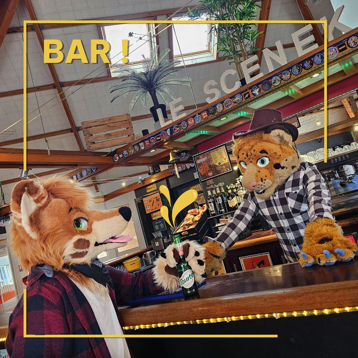NormandiFurs's tweet photo. 🍹 Le saloon de la FurCalvaDance vous attend !

Le saloon est là pour rassembler, discuter et trinquer sans excès. Alors, prêts à lever votre verre ? 🍻 #fursuitfriday

Prend ta place : https://t.co/rwCVLk3Ysi

Avec @Erixalu https://t.co/L9HTQaJ5bu
