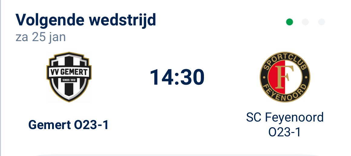 Aanstaande zaterdag starten we met de 2de seizoenshelft. #1stedivisie