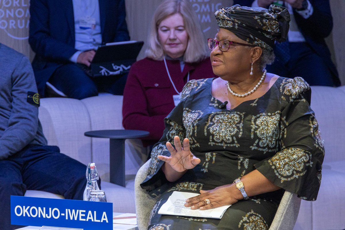 Ngozi Okonjo-Iweala (@noiweala) on Twitter photo In Davos at a Town Hall built for economists entitled “Debating Tariffs”. With H.E <a href="/VDombrovskis/">Valdis Dombrovskis</a>, EU Commissioner for Economy and Productivity <a href="/EU_Commission/">European Commission</a>, and moderated by the lively <a href="/haslindatv/">Haslinda Amin</a> of Bloomberg. Tarrifs are an easy stroke of the pen trade policy tool but need to In Davos at a Town Hall built for economists entitled “Debating Tariffs”. With H.E <a href="/VDombrovskis/">Valdis Dombrovskis</a>, EU Commissioner for Economy and Productivity <a href="/EU_Commission/">European Commission</a>, and moderated by the lively <a href="/haslindatv/">Haslinda Amin</a> of Bloomberg. Tarrifs are an easy stroke of the pen trade policy tool but need to