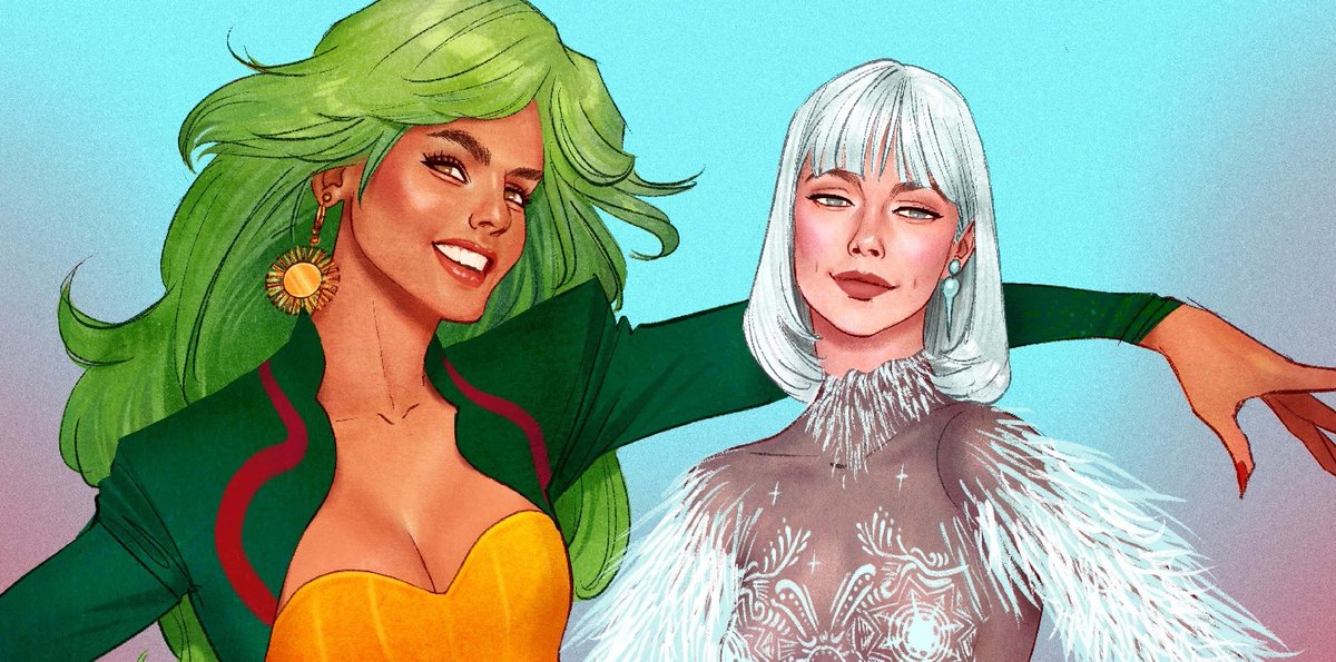 comicsbeat's tweet photo. DC's favorite gal pals experience body swap shenanigans in FIRE &amp; ICE: WHEN HELL FREEZES OVER miniseries by @JoanneStarer &amp; @StephenByrne86 https://t.co/wKhRJ0oJbQ https://t.co/7EXSl67zBk