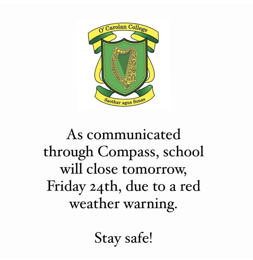 O'Carolan College (@occnobber) on Twitter photo 