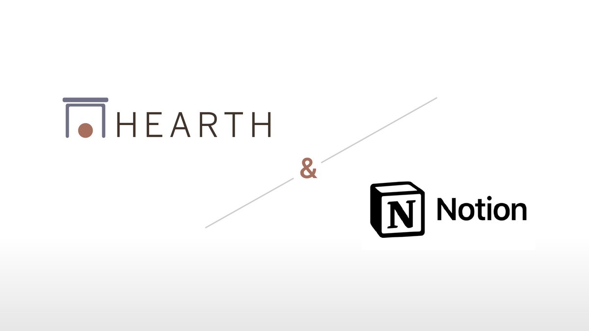 Your AI Rolodex just got smarter.
Introducing <a href="/hearthai_co/">Hearth AI 🔥</a> x <a href="/NotionHQ/">Notion</a>  integration.

Have a personal CRM, meeting notes, or contact facts across your Notion pages?

You can now add Hearth to your Notion to collect all your disparate contact info and organize it in one place.