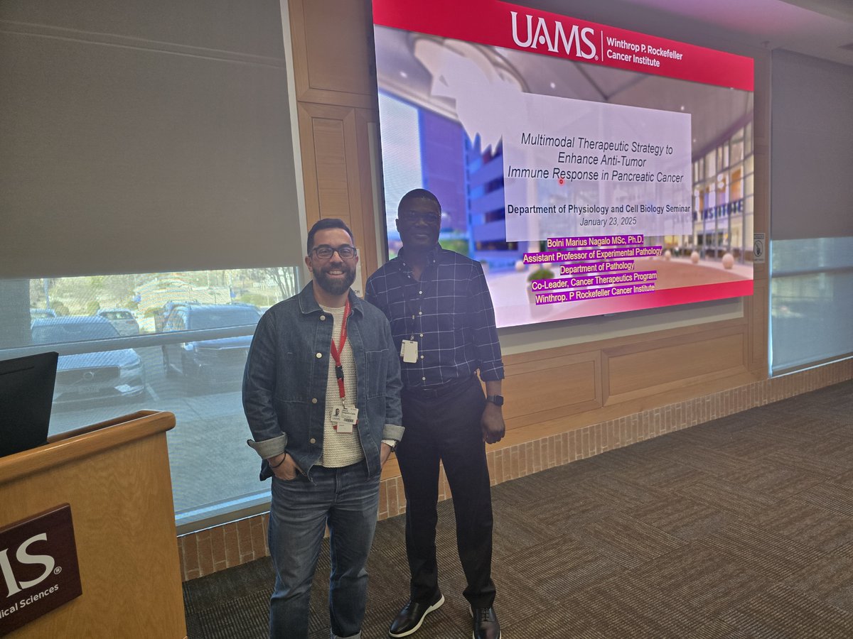 UAMS Physiology & Cell Biology (@uams_physiology) on Twitter photo Dr. Nagalo presenting at our Physiology and Cell Biology Seminar Series. Host Dr. Delgado-Calle. <a href="/UAMS_COM/">UAMS College of Medicine</a> <a href="/uamshealth/">UAMS Health</a> Dr. Nagalo presenting at our Physiology and Cell Biology Seminar Series. Host Dr. Delgado-Calle. <a href="/UAMS_COM/">UAMS College of Medicine</a> <a href="/uamshealth/">UAMS Health</a>