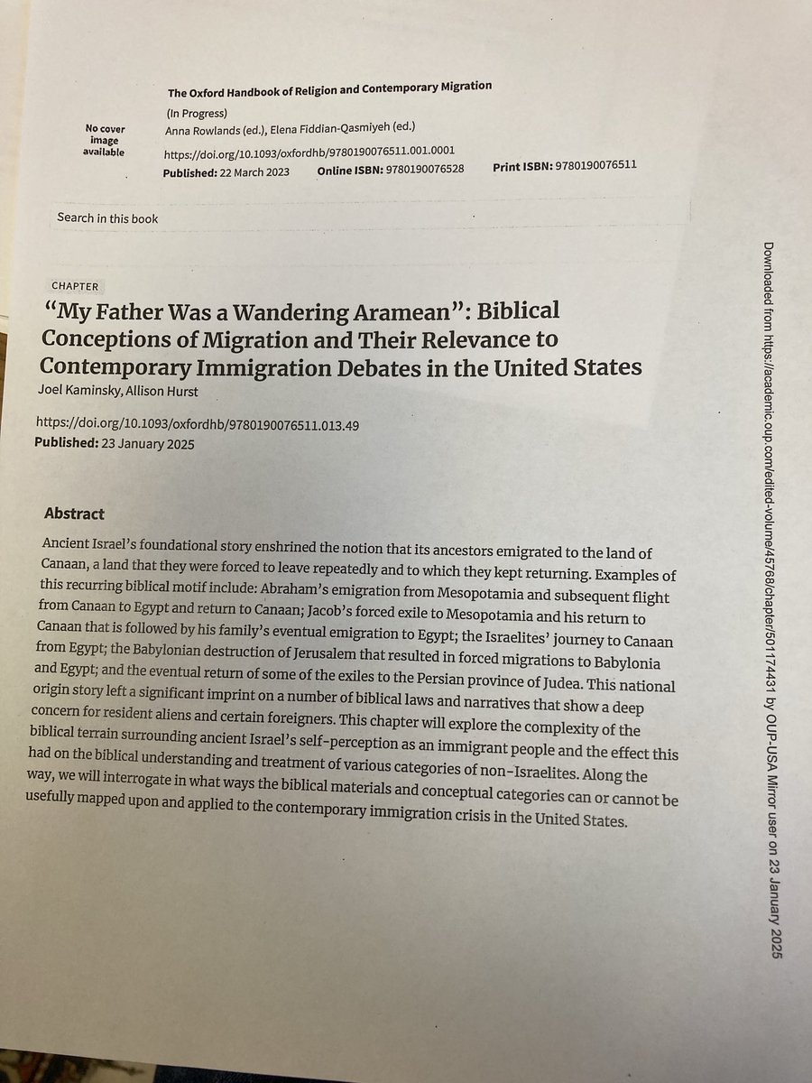 My latest co-authored essay hot off the press. Oxford Handbook of Religion and Contemporary Migration
Anna Rowlands (ed.), Elena Fiddian-Qasmiyeh (ed.)
