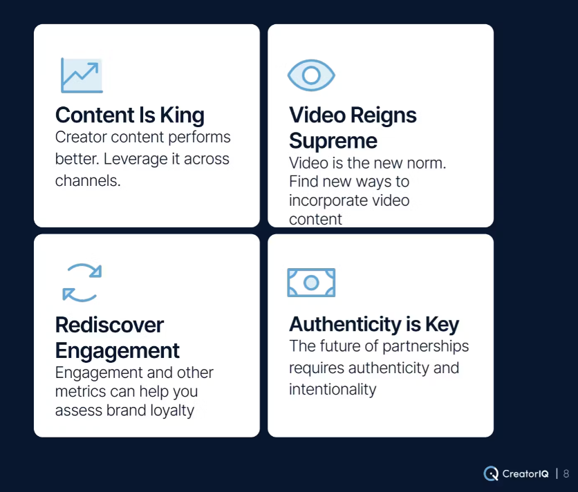 I caught a good #InfluencerMarketing discussion today with @YITTY and <a href="/CreatorIQ/">CreatorIQ</a>. 

My top takeaways:
🎥Video, video, video
✨Authenticity 

No matter the industry, brands MUST find ways to leverage video content with authentic storytellers.