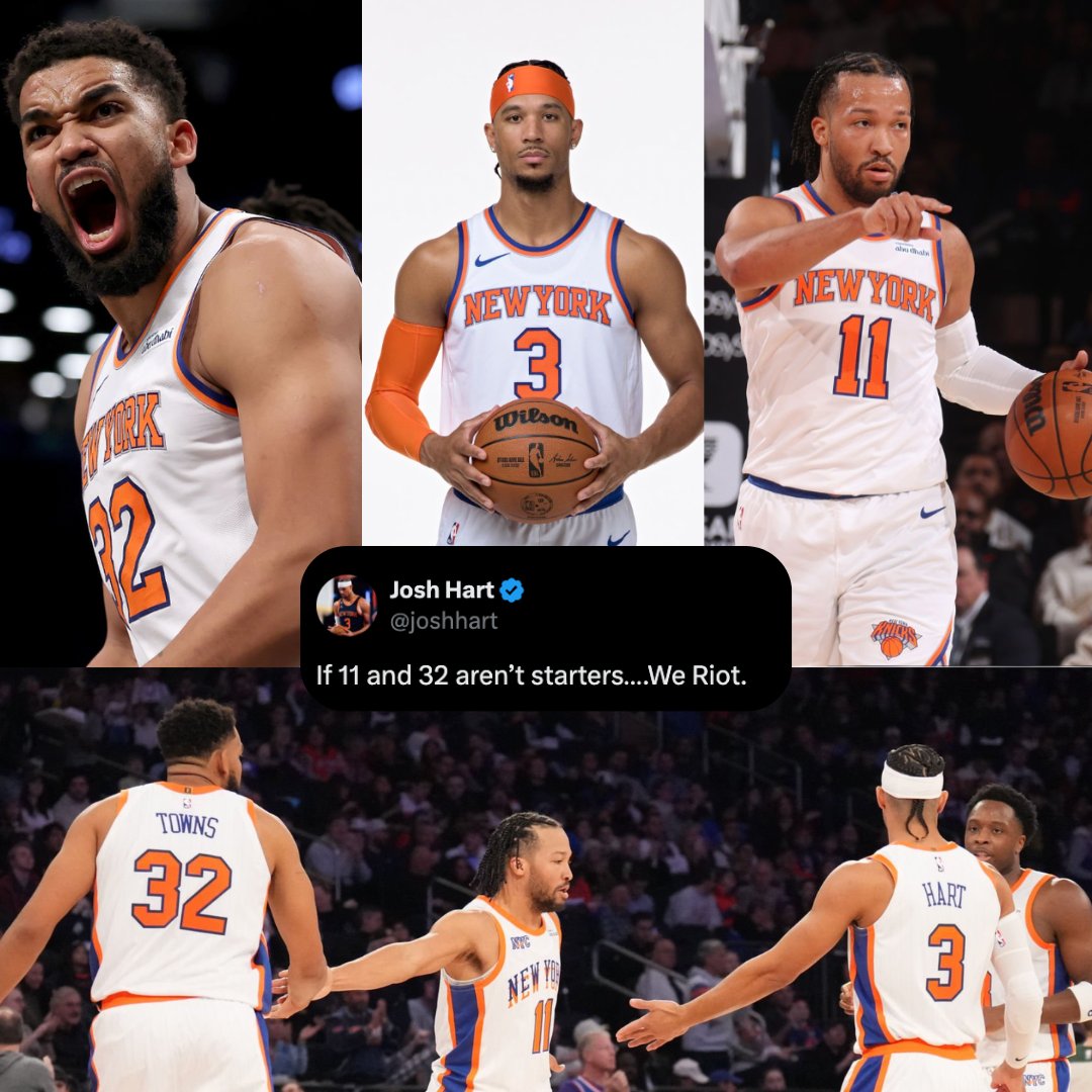 Josh Hart with a strong message before the 2025 All-Star Starters are announced😤