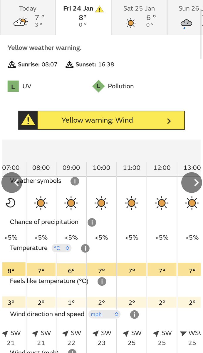 There is a yellow weather warning for tomorrow - High wind may cause difficult driving conditions, especially to high-sided vehicles. Follow this link for further advice orlo.uk/Vkd4u 🌬️