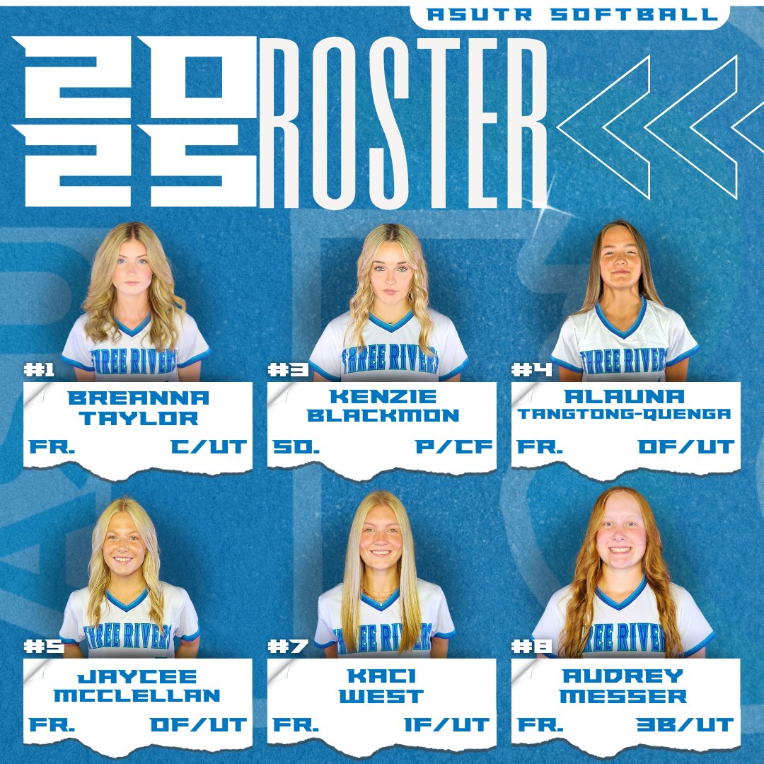 asutr_softball's tweet photo. The ones set to be the foundation. Your 2025 ASUTR 🥎 official roster!
#GoEagles🦅 #BeTheFoundation https://t.co/yYYotmPn1S