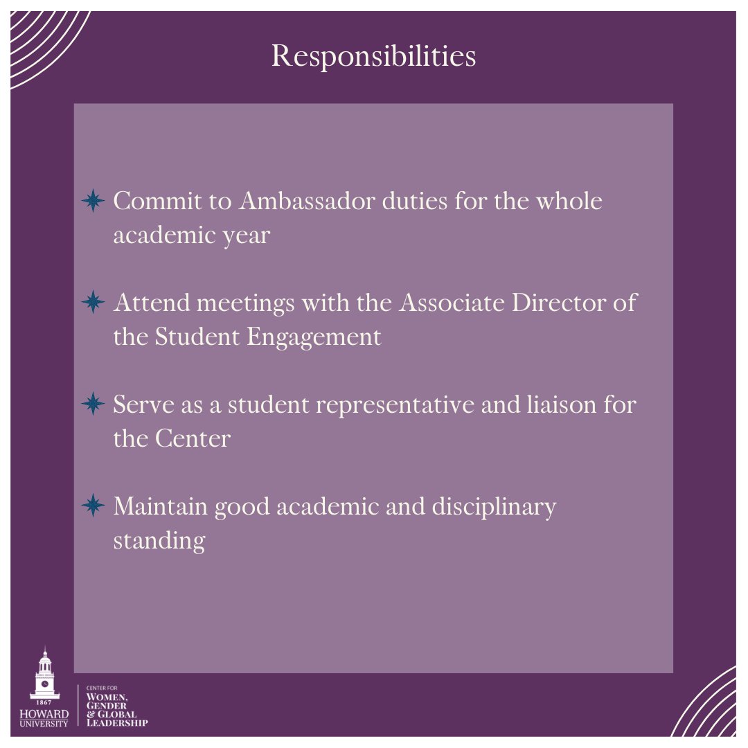 The Center for Women, Gender, and Global Leadership is looking for student ambassadors! If you'd like to become an ambassador, click the link below or scan the QR code to complete the application form by Thursday, January 30th at 11:59 PM EST.

docs.google.com/forms/d/e/1FAI…