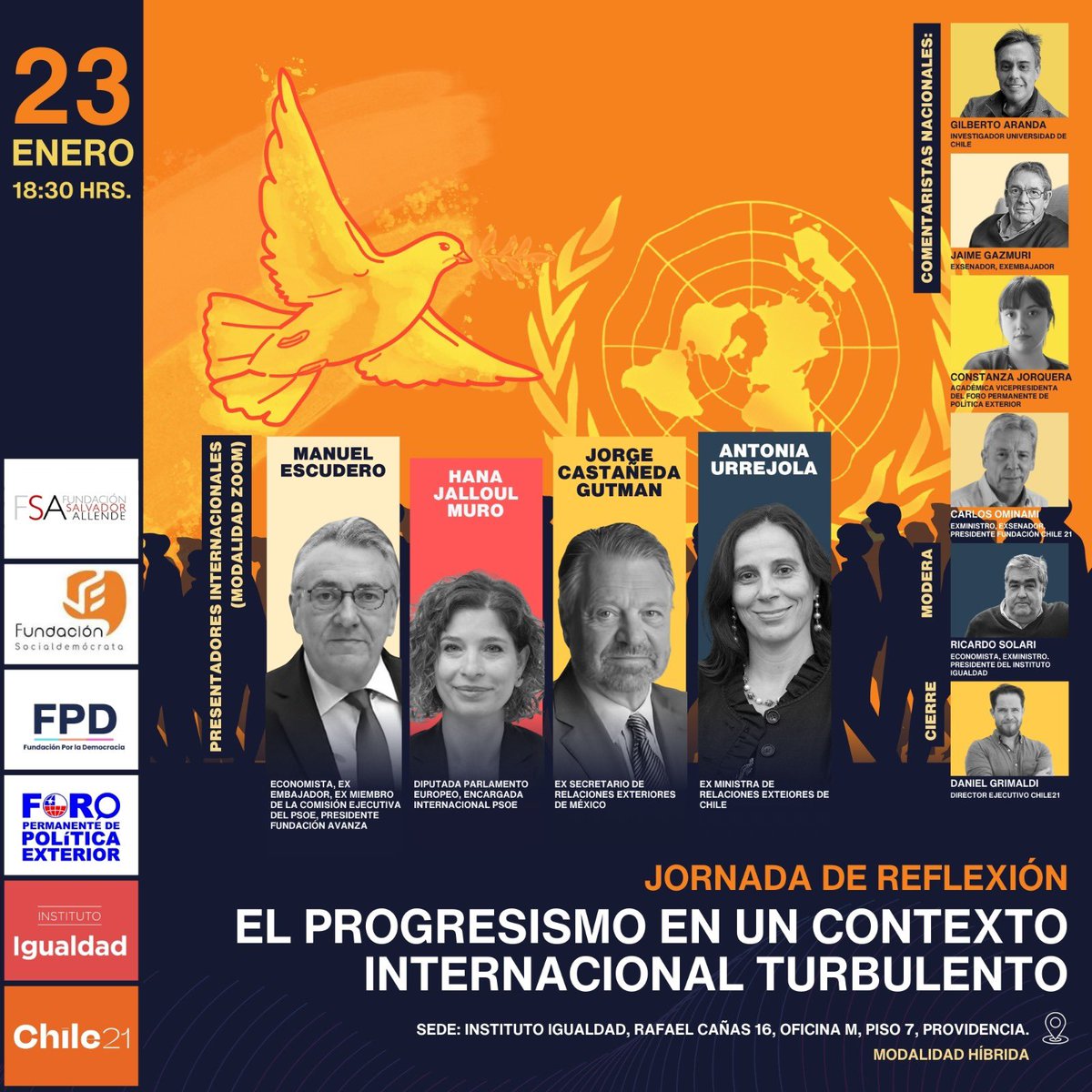 Fundacion Chile 21 (@chile_21) on Twitter photo 🌎 En vivo ahora discutiendo sobre el progresismo en un contexto internacional turbulento. Junto a <a href="/iigualdad/">Instituto Igualdad</a> <a href="/foropolexterior/">Foro Permanente de Política Exterior</a> <a href="/psd_cl/">Socialdemócratas Chile🌹</a> <a href="/fpd_cl/">Fundación Por La Democracia</a>
youtube.com/live/QUedDdpj2… 🌎 En vivo ahora discutiendo sobre el progresismo en un contexto internacional turbulento. Junto a <a href="/iigualdad/">Instituto Igualdad</a> <a href="/foropolexterior/">Foro Permanente de Política Exterior</a> <a href="/psd_cl/">Socialdemócratas Chile🌹</a> <a href="/fpd_cl/">Fundación Por La Democracia</a>
youtube.com/live/QUedDdpj2…