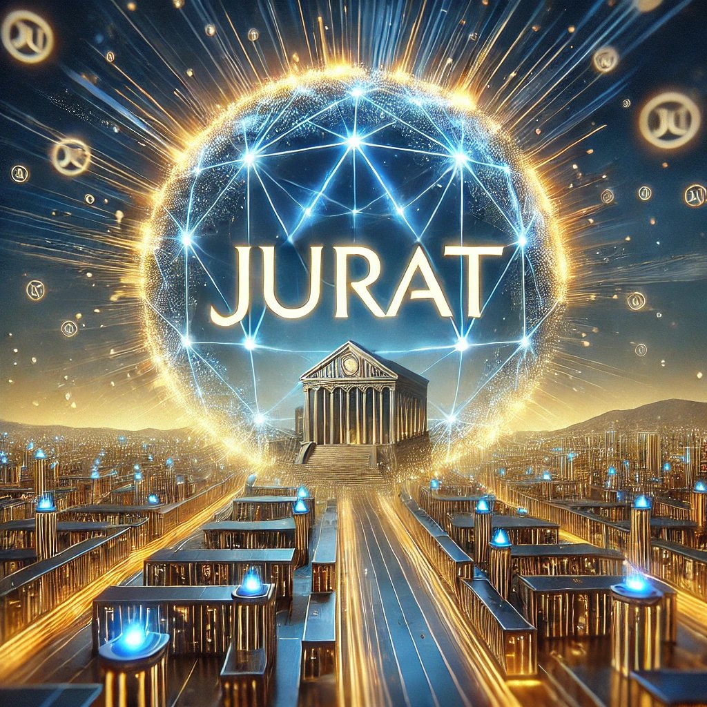 Richiemunity's tweet photo. Jurat is not just a network; it's a movement to redefine accountability in Web3. By enabling legal enforcement on-chain, it ensures trust, safety, and compliance, making blockchain adoption easier and more secure for everyone.@JuratNetwork https://t.co/OxuWbM1WgB
