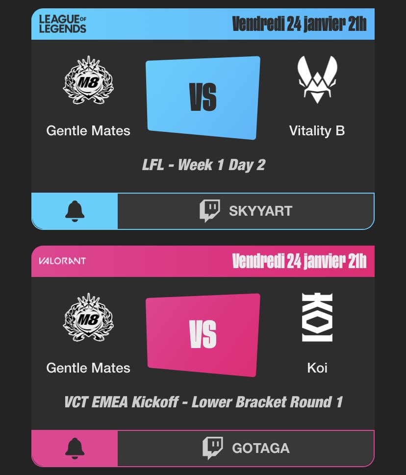 Créer une pétition pour interdire les matchs Lol et Valo à la même heure 🙏🙏